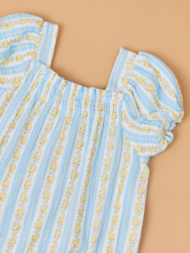 Winnie Mae Stripe Dress & Bloomer Set Detail 3 - ALTAR'D STATE KIDS