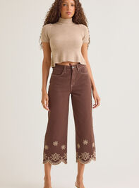 Natalee Embroidered Eyelet Jeans - AS Kids