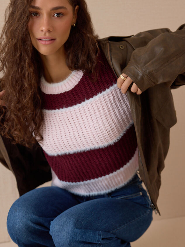 Harper June Striped Sweater Detail 8 - AS Kids
