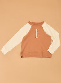 Football Laces Raglan Set Detail 3 - AS Kids