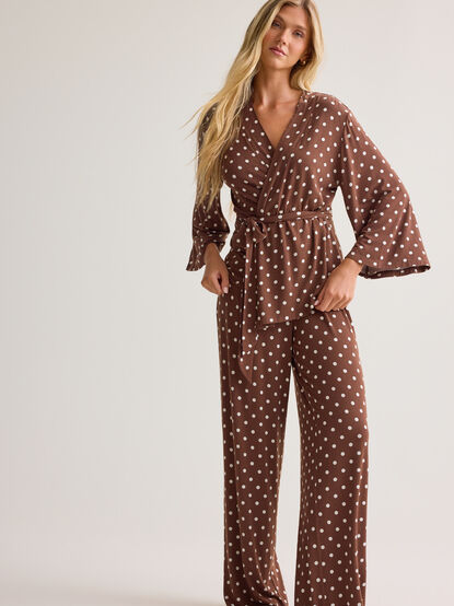Charlotte Polka Dot Lounge Kimono - AS Kids