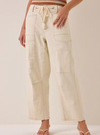 Amelia Tie Barrel Pant Detail 3 - AS Kids