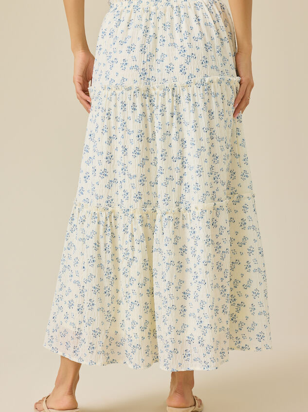 Catelyn Floral Midi Skirt Detail 5 - ALTAR'D STATE KIDS
