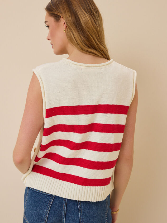 Charlotte Striped Vest Detail 4 - ALTAR'D STATE KIDS