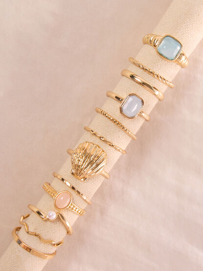 Shell Stacking Ring Set - ALTAR'D STATE KIDS