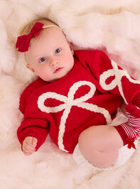 Braided Bow Sweater - AS Kids