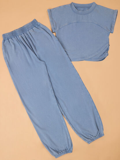Addison Layered Tee And Jogger Set - AS Kids