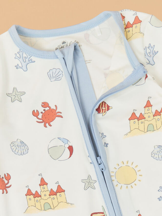 Sun & Sandcastle Romper Detail 3 - AS Kids
