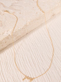18K Gold Pray Necklace - AS Kids
