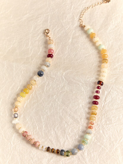 Sunset Beaded Statement Necklace - AS Kids