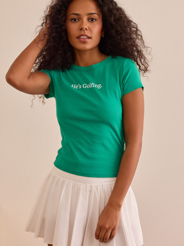 He's Golfing Baby Tee - ALTAR'D STATE KIDS