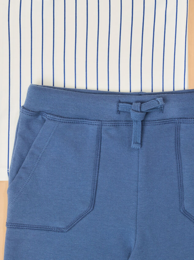 Slugger Baseball Polo Short Set Detail 2 - ALTAR'D STATE KIDS