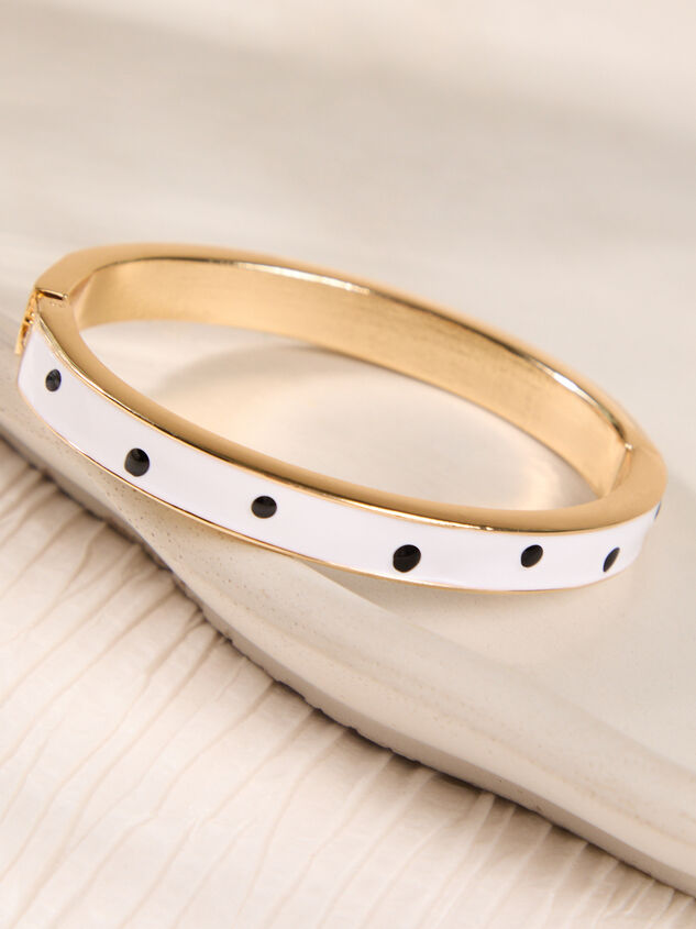 Polka Dot Luxe Gold Bangle - AS Kids