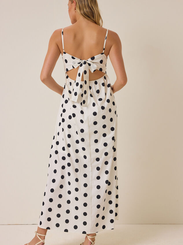 Emmalie Polka Dot Maxi Dress Detail 4 - AS Kids
