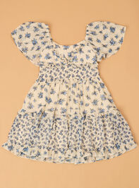Posey Floral Dress and Denim Vest Detail 3 - AS Kids
