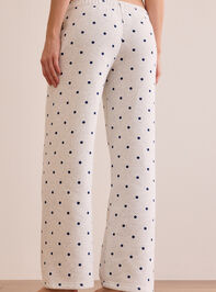 Classic Dot Cozy Pant Detail 6 - AS Kids