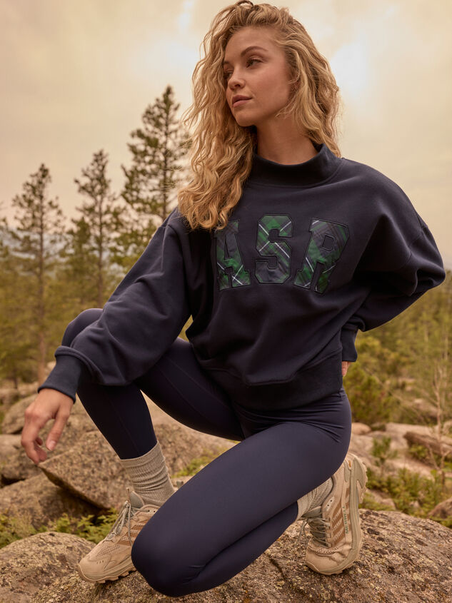 AS Revival Mockneck Pullover Detail 3 - AS Kids