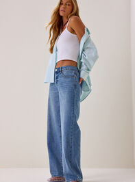 Sydney Low Rise Wide Leg Jeans Detail 6 - AS Kids