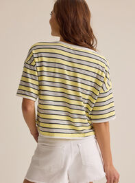 River Multi Stripe Tee Detail 3 - AS Kids