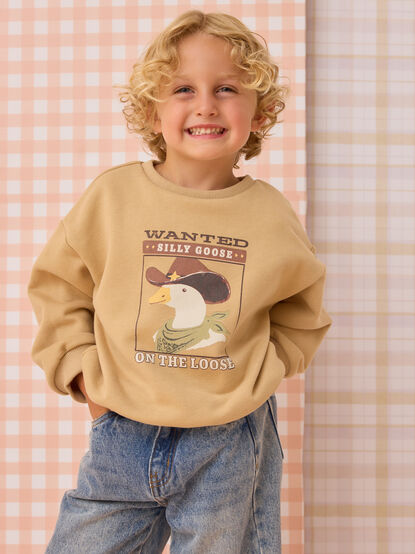 Wanted: Silly Goose Toddler Sweatshirt - AS Kids