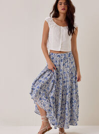 Solara Tiered Maxi Skirt Detail 6 - AS Kids