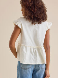 Zaya Boho Henley Top Detail 4 - AS Kids