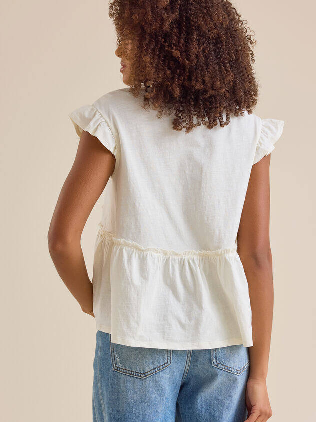 Zaya Boho Henley Top Detail 4 - AS Kids
