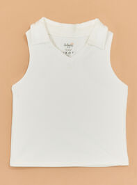 Pearl Polo Tank Detail 2 - ALTAR'D STATE KIDS