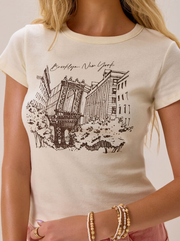 Brooklyn Baby Tee Detail 2 - AS Kids