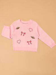 Mia Midfield Ribbons Sweater Detail 2 - AS Kids