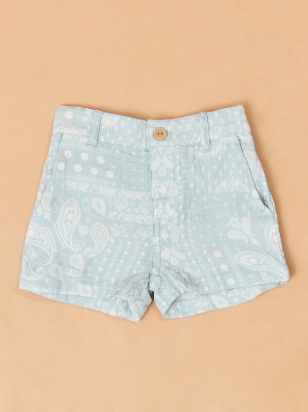 Emery Patchwork Shorts Detail 2 - ALTAR'D STATE KIDS