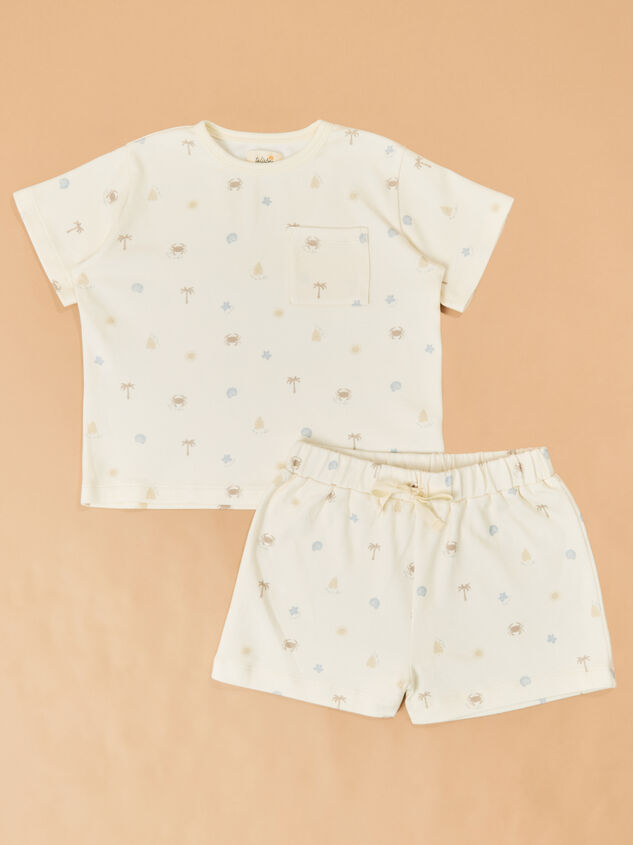 Shoreline Beach Icons Top and Short Set - ALTAR'D STATE KIDS