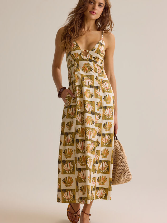 Hayley Shell Maxi Dress Detail 3 - AS Kids