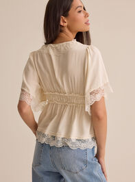 Evanelle Lace Babydoll Top Detail 5 - AS Kids