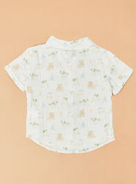 Vacay Beach Icon Button Up Detail 4 - AS Kids