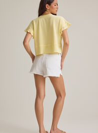 Ellis Thermal Lace Sleeve Top Detail 4 - AS Kids