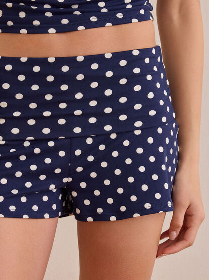 Fast Lane Polka Dot Foldover Shorts - ALTAR'D STATE KIDS