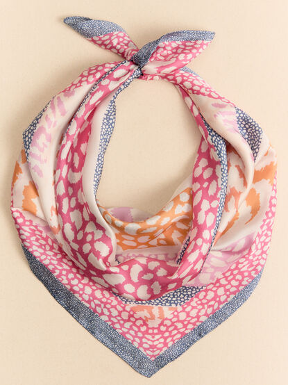 Colorful Animal Print Scarf - AS Kids