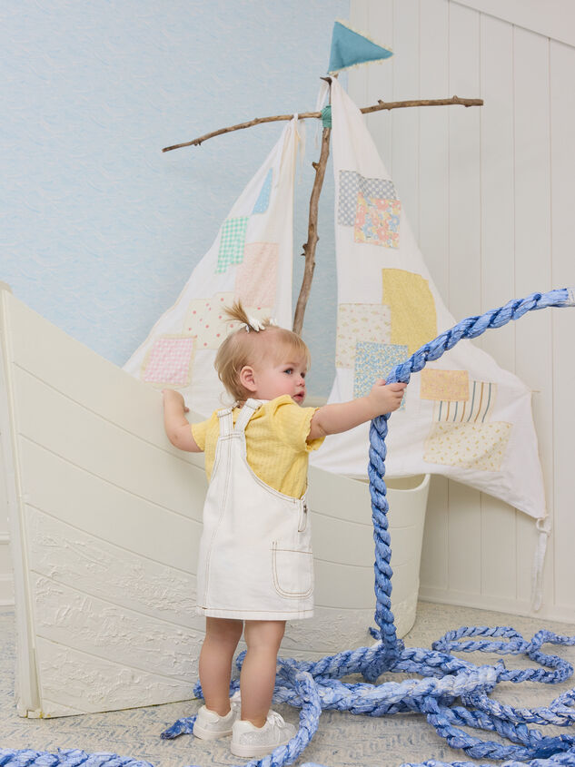 Piper Baby Denim Dress Detail 7 - AS Kids