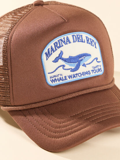 Marina Del Ray Whale Trucker Hat - ALTAR'D STATE KIDS