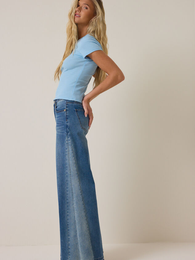 Campbell Stripe Crop Tee Detail 3 - ALTAR'D STATE KIDS