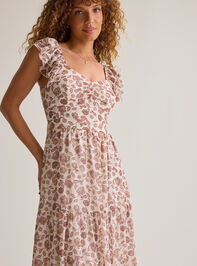 Julie Adeline Floral Ruffle Maxi Dress Detail 2 - AS Kids