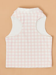 Lena Gingham Polo Tank Detail 4 - ALTAR'D STATE KIDS