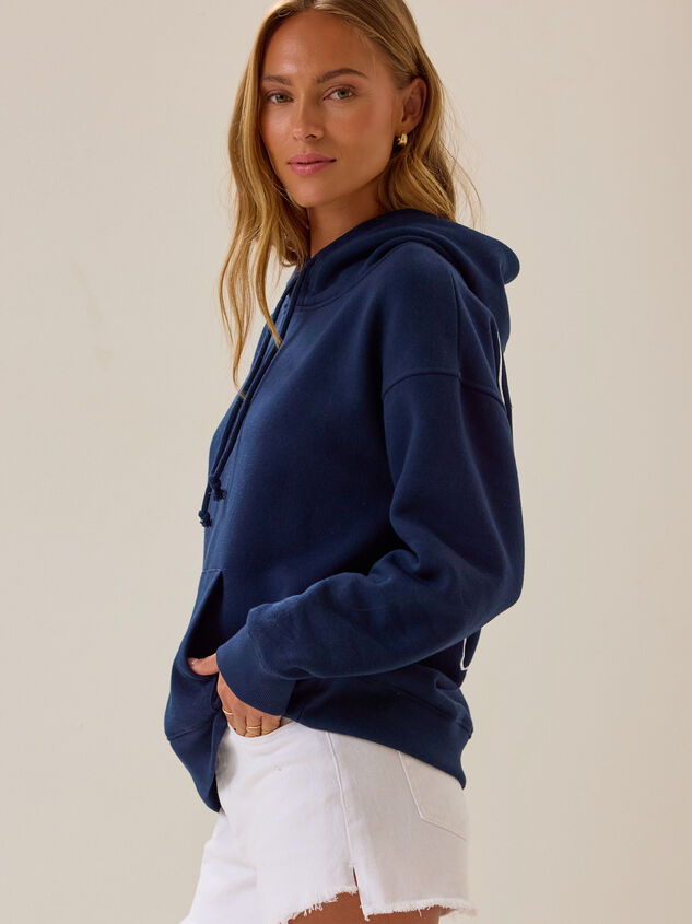 Hello Summer Embroidered Hoodie Detail 3 - AS Kids