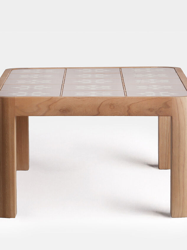 Audrey Wood Coffee Table Pink and Cream Detail 5 - ALTAR'D STATE KIDS