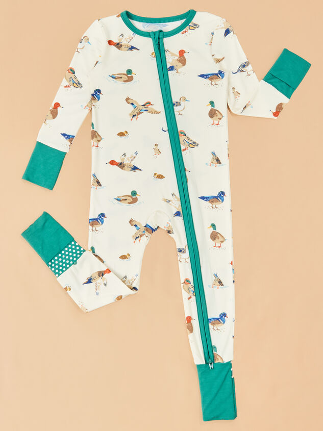 Ducks on the Loose Footless Romper Detail 2 - ALTAR'D STATE KIDS