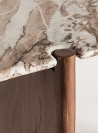 Moss Wood Console/Desk Detail 6 - AS Kids