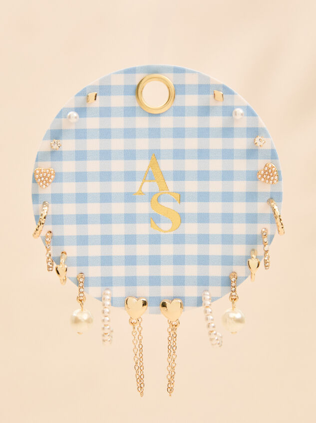 18k Gold Gingham Earring Pack - AS Kids