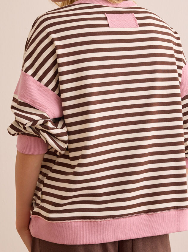 Go-To Stripe Pullover Detail 5 - AS Kids