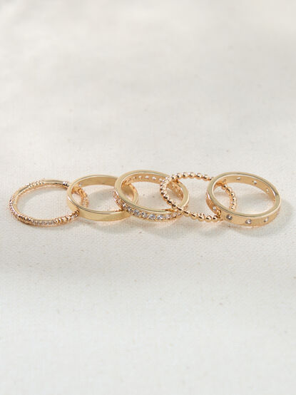 Crystal Ring Set - ALTAR'D STATE KIDS